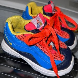 Spider-Man Toddler Baby Nike Air Max 95 Sneakers Size 4